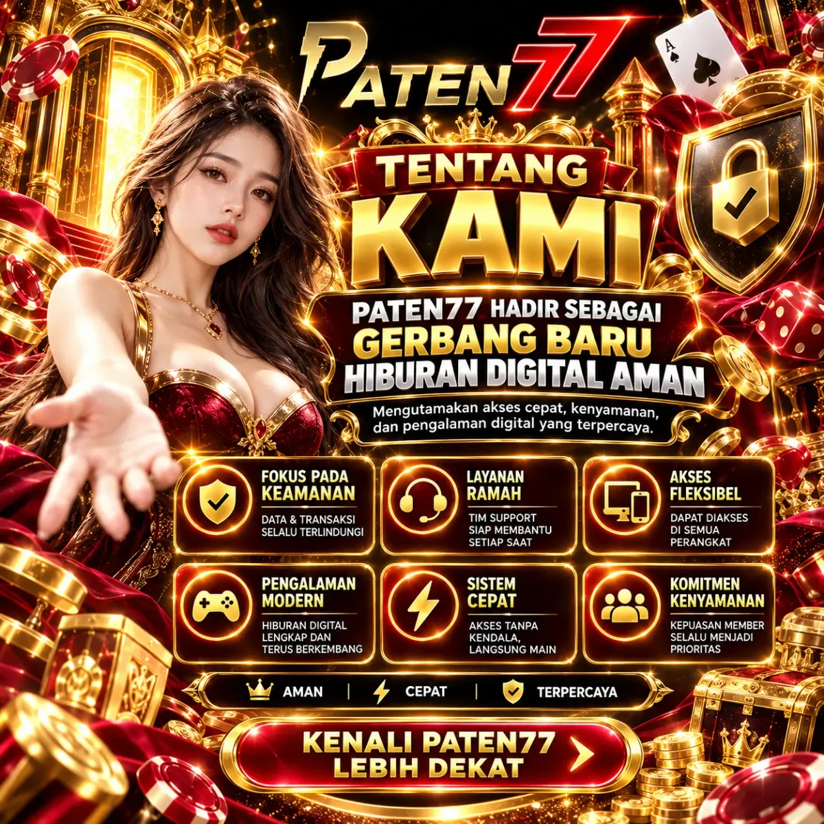 Banner halaman Tentang PATEN77: Mengenal Gerbang Akses Baru PATEN77 untuk Hiburan Digital